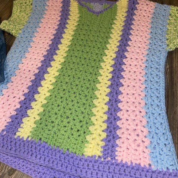 Handmade Boho Crochet Top - Picture 4 of 12